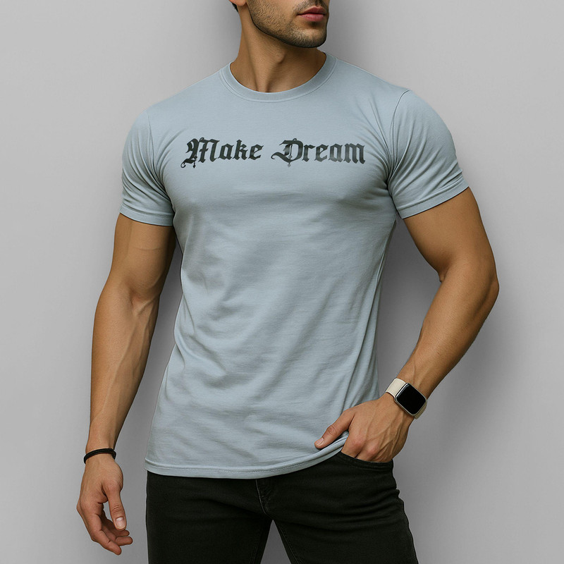 تی شرت آستین کوتاه مردانه سارزی مدل dream_t.o.s