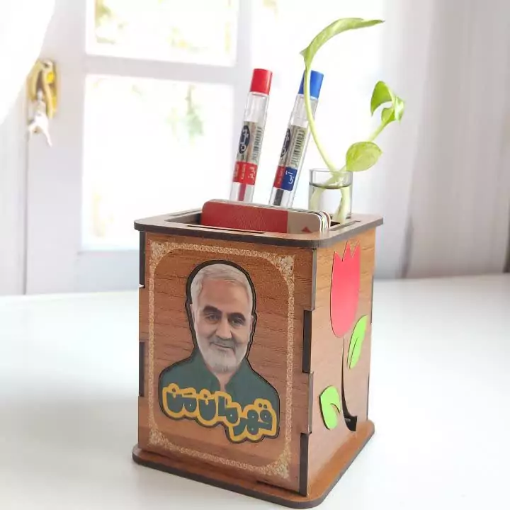 جاقلمی چوبی باطرح شهدا وحال قاسم