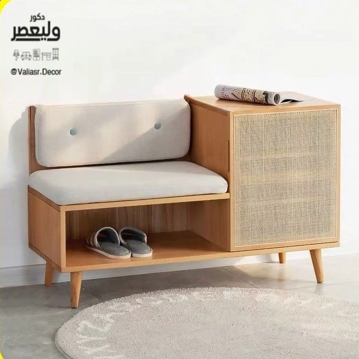 جاکفشی نشیمن دار حصیری سایز 120