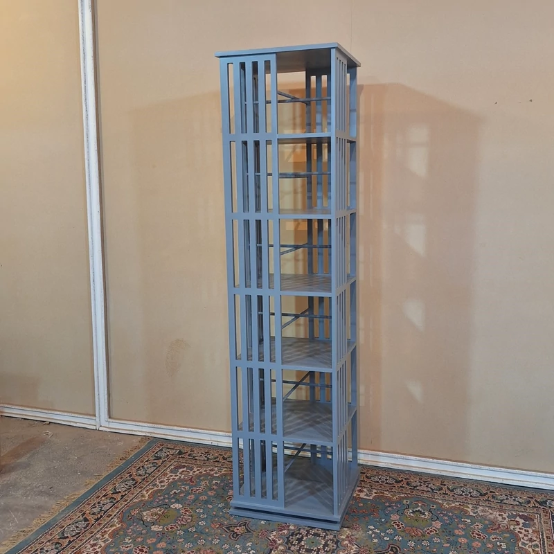 کتابخانه جدید چرخشی نرده ای طوسی (پس کرایه)