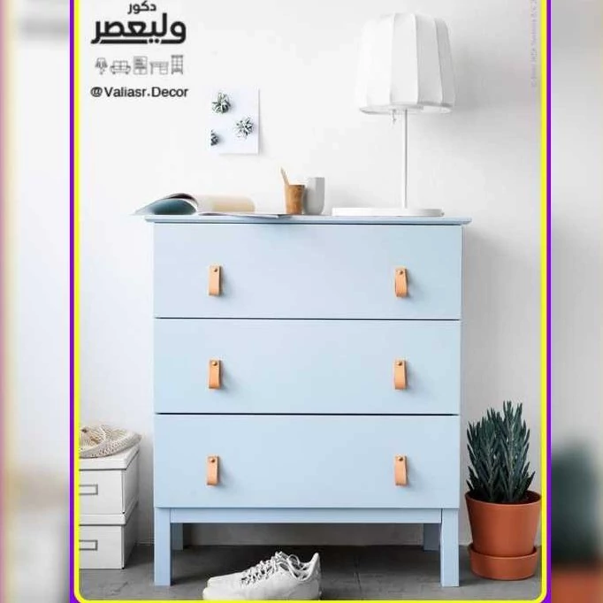 دراور سه کشو آبی ولیعصر باطول70 عمق40 ارتفاع80