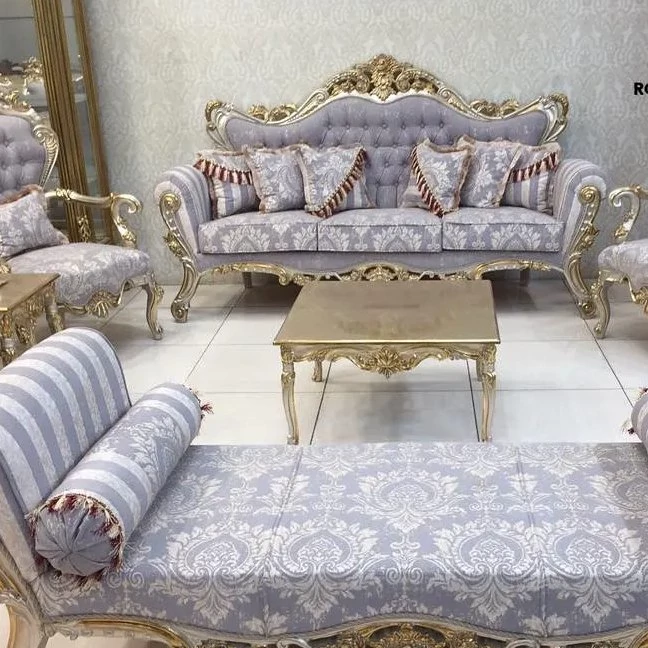 مبل سلطنتی 10 نفره با رنگ بژ