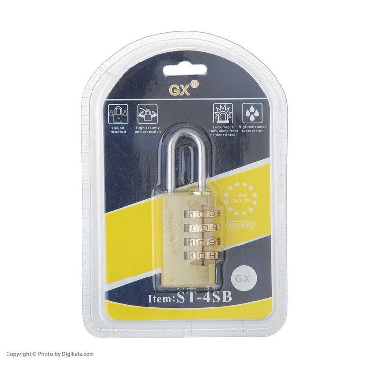 قفل آویز جی ایکس کد ST-4SB