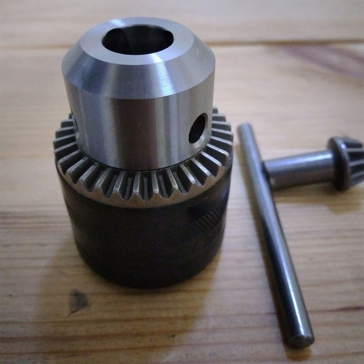 سه نظام دریل ای تی سی مدل 1.5-13mm سایز 13میلیمتر به همراه آچار سه نظام