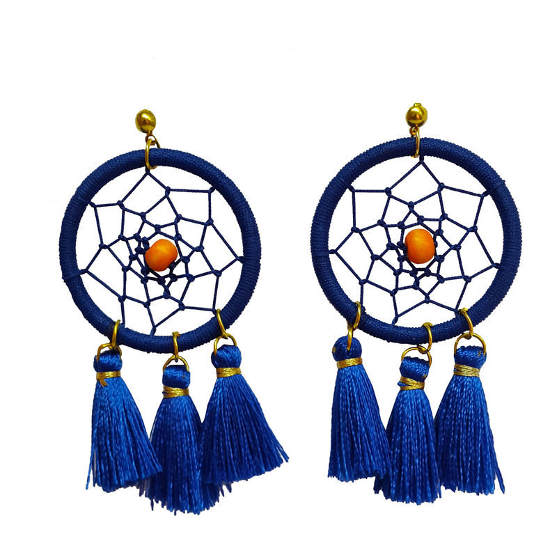 گوشواره آویز زنانه طرح دریم کچر مدل SH001