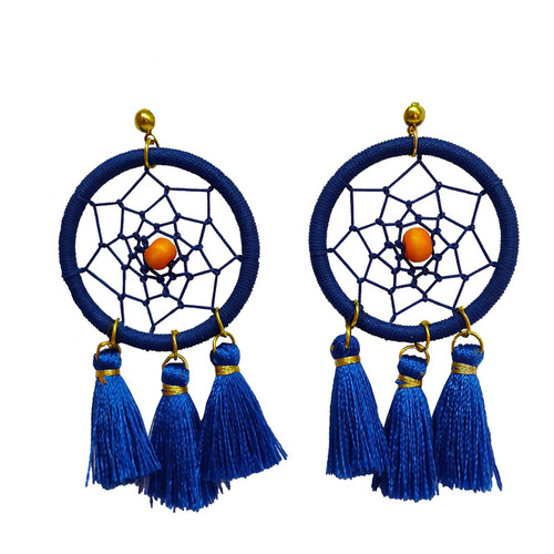 گوشواره آویز زنانه طرح دریم کچر مدل SH001