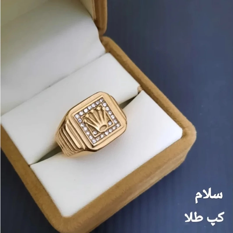 انگشتر مردانه رولکس استیل رنگ ثابت