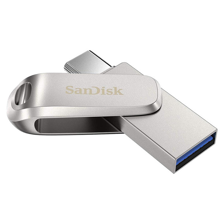 فلش مموری سن دیسک مدل Ultra Dual Drive Luxe ظرفیت 64 گیگابایت