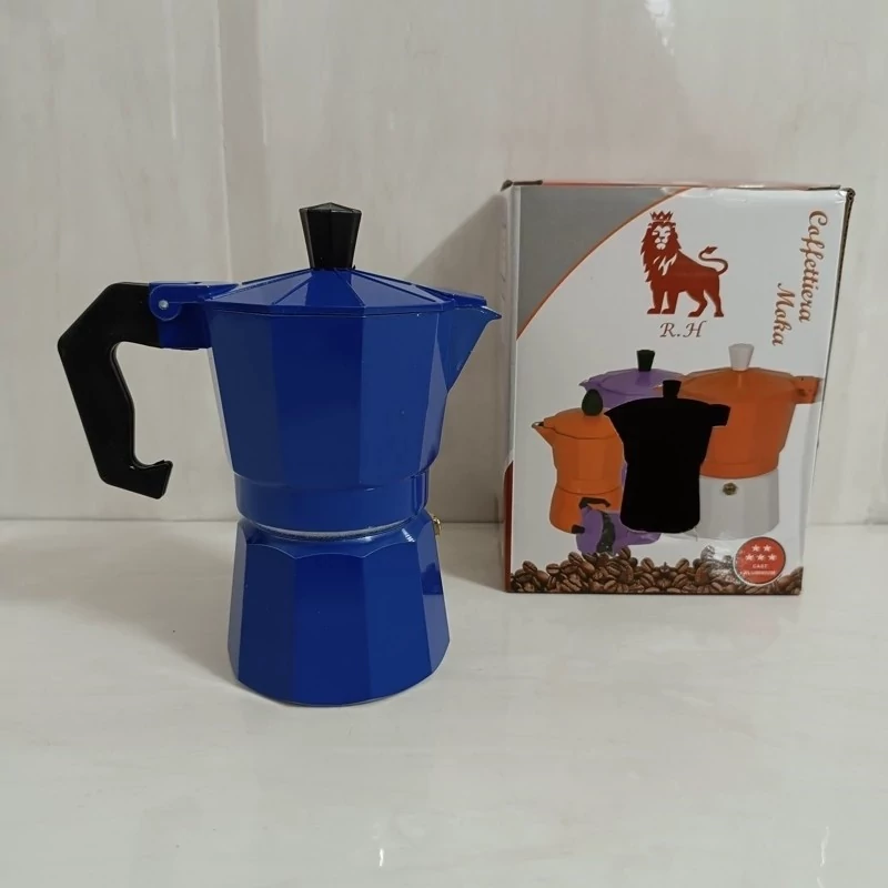 قهوه جوش رنگی 2 کاپ مارک R.H ( موکاپات - قهوه ساز ـ اسپرسو)