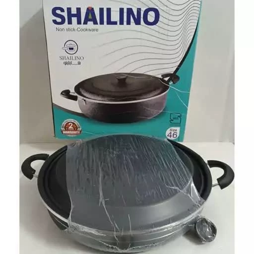 تابه گرانیتی نچسب شایلینو سایز 46 دارای استاندارد ( ماهیتابه گرانیتی )