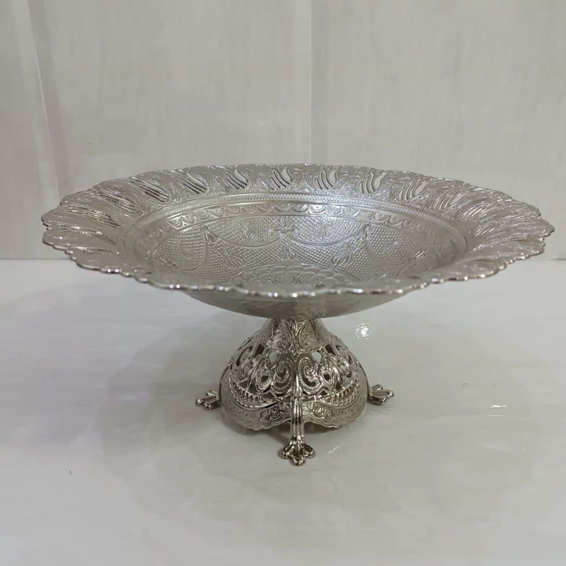 میوه خوری پایه دار بزرگ سیلور آسیا رنگ ثابت