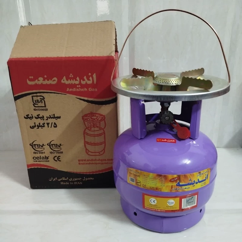 پیک نیک 2.5 کیلویی مارک اندیشه صنعت همراه با سری نشان استاندارد