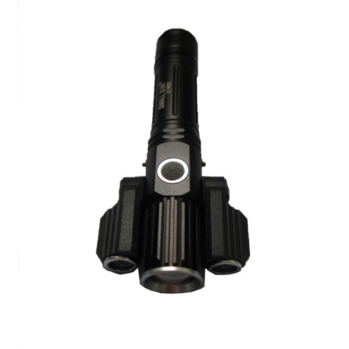چراغ قوه الکتریک تورچ 3چراغه مدل، چراغ قوه پلیسی، چراغ قوه سه حالته، power flashlight