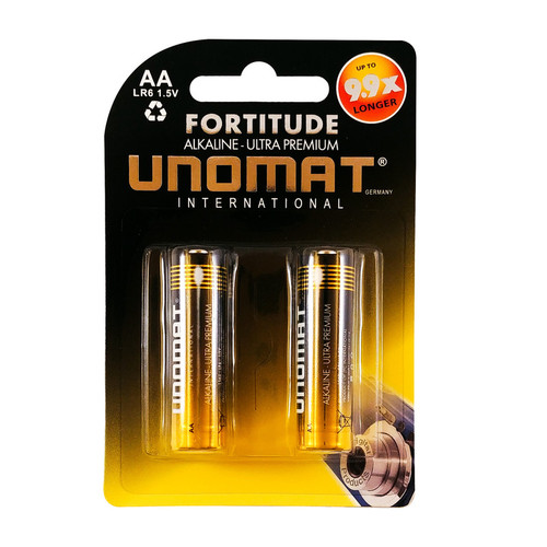 باتری قلمی یونومات مدل Ultra Premium بسته ۲ عددی