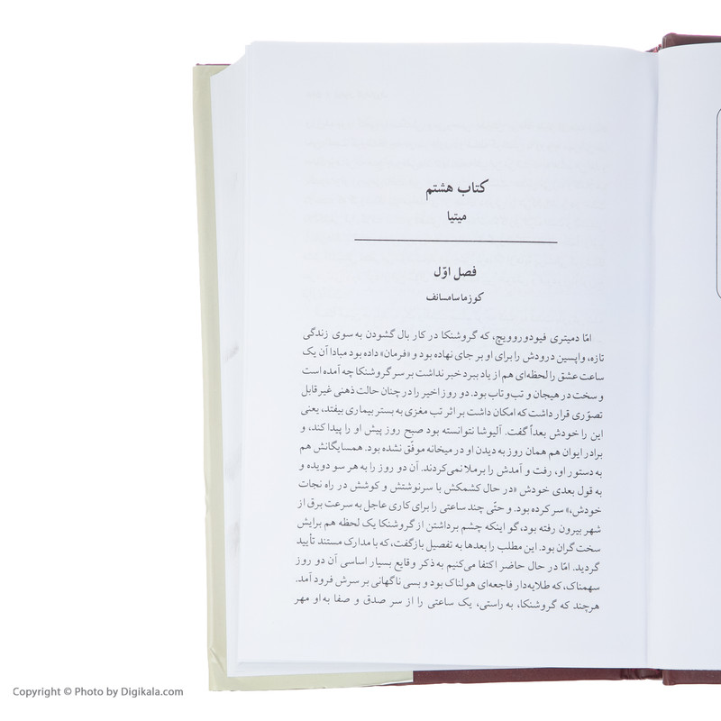 کتاب برادران کارامازوف اثر فئودور داستایفسکی انتشارات ناهید دو جلدی
