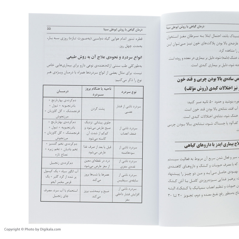 کتاب درمان گیاهی با روش ابوعلی سینا اثر محمدحسن نعیمی نشر نسل نواندیش