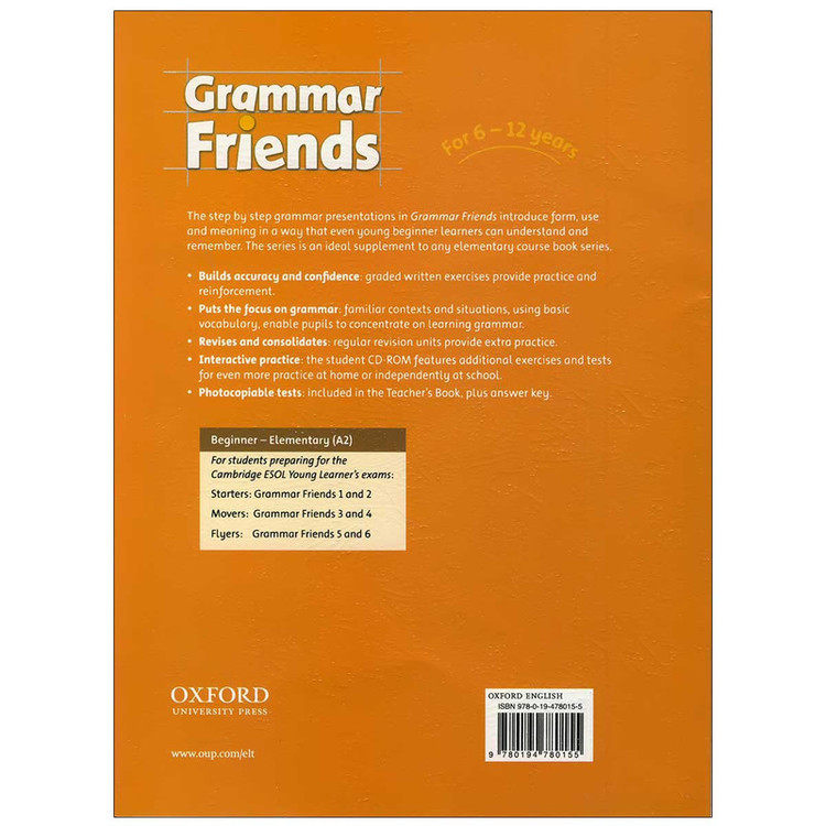کتاب Grammar Friends 4 اثر Eileen Flannigan انتشارات آکسفورد