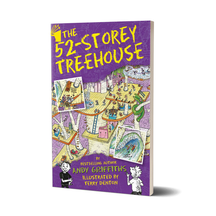 کتاب The 52-Story Treehouse اثر Andy Griffiths انتشارات معیار علم