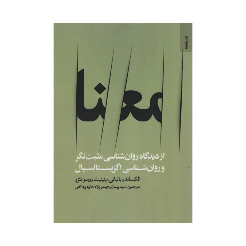 کتاب معنا اثر الکساندر باتیانی و پنینیت روسو نتزر  انتشارات روانشناسی و هنر
