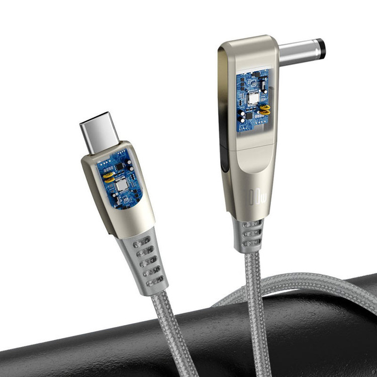 کابل تبدیل USB-C به USB-C و DC باسئوس مدل CA1T2-A طول 2 متر