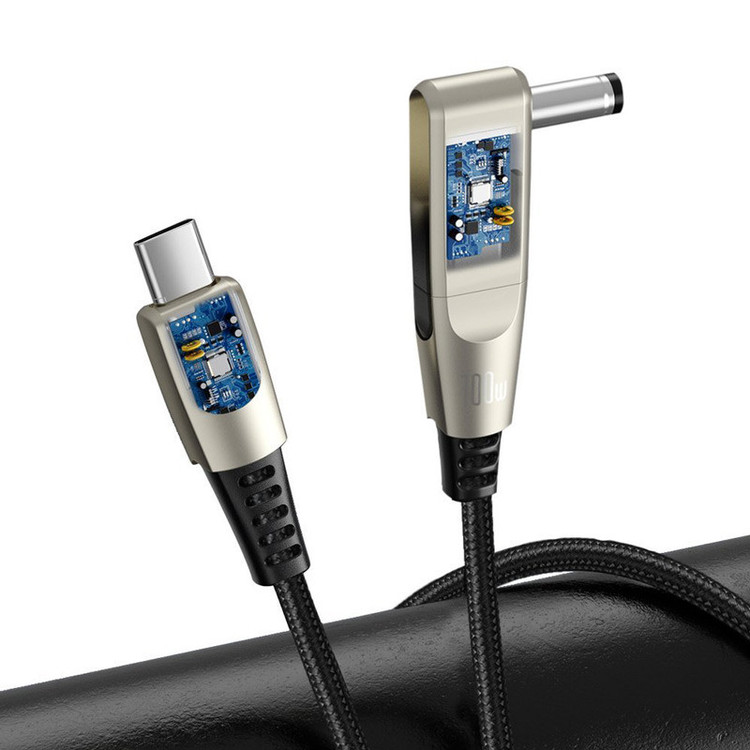 کابل تبدیل USB-C به USB-C و DC باسئوس مدل CA1T2-A طول 2 متر