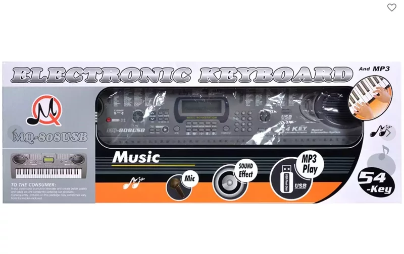 ارگ اموزشی54 کلید برند ام کیو ایتمMQ-808USB