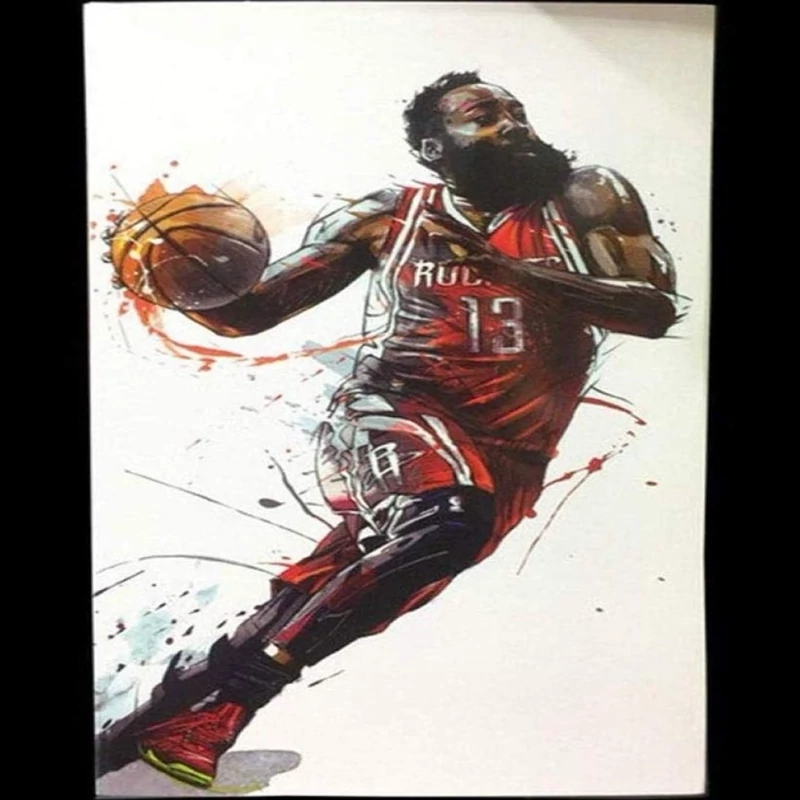 اکشن فیگور جیمز هاردن برند لجند کریشن 20 سانتی James Harden Rockets Legend Creation