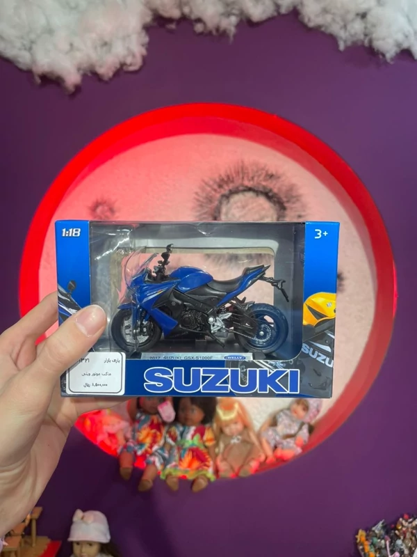 ماکت موتورسوزوکی  فلزی مدل GSX-S1000F