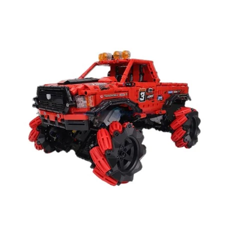لگو ساختنی ماشین پیکاپ کنترلی افرودی ساختنی مدل Road King -  قطعه 1480با کنترل از راه دور