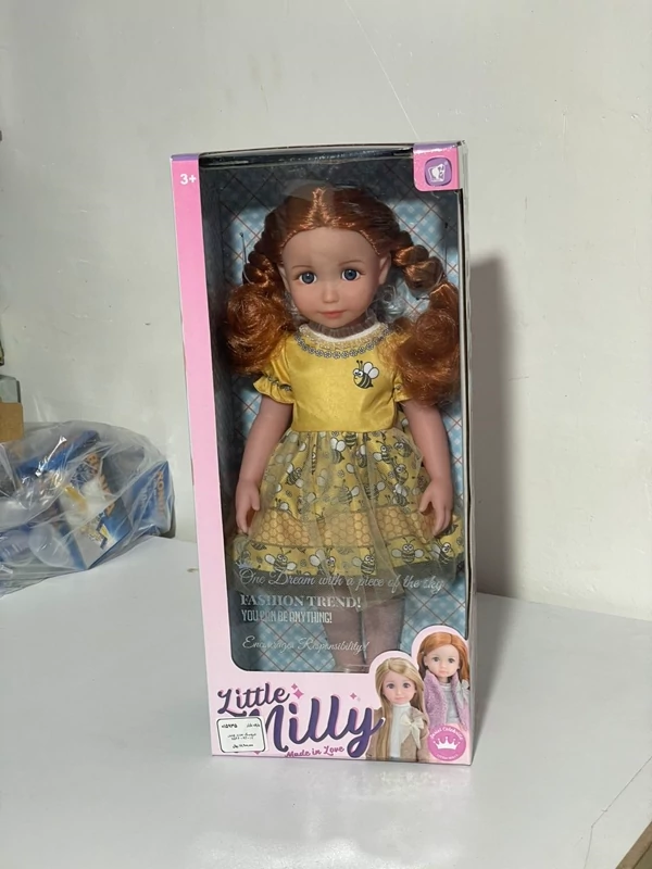 عروسک دخترانه  گوشتی 38 سانتی Milly با موهای بلند ابریشمی