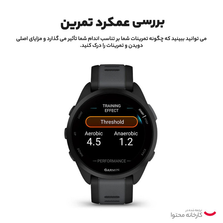 ساعت هوشمند گارمین مدل Forerunner 165 music