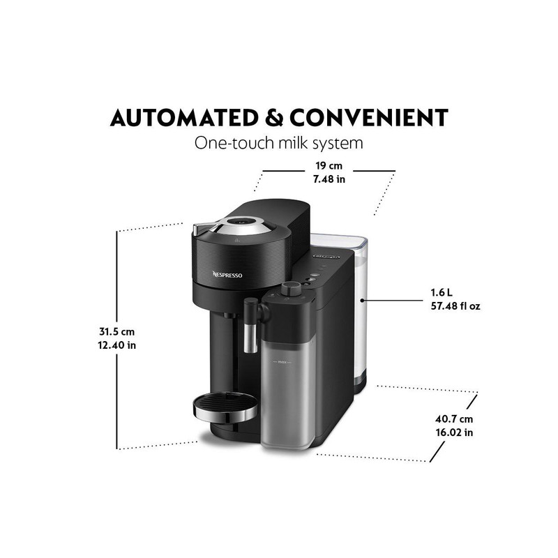 اسپرسو ساز ۱۶۰۰ میلیلیتر نسپرسو مدل Vertuo Lattissima ENV300