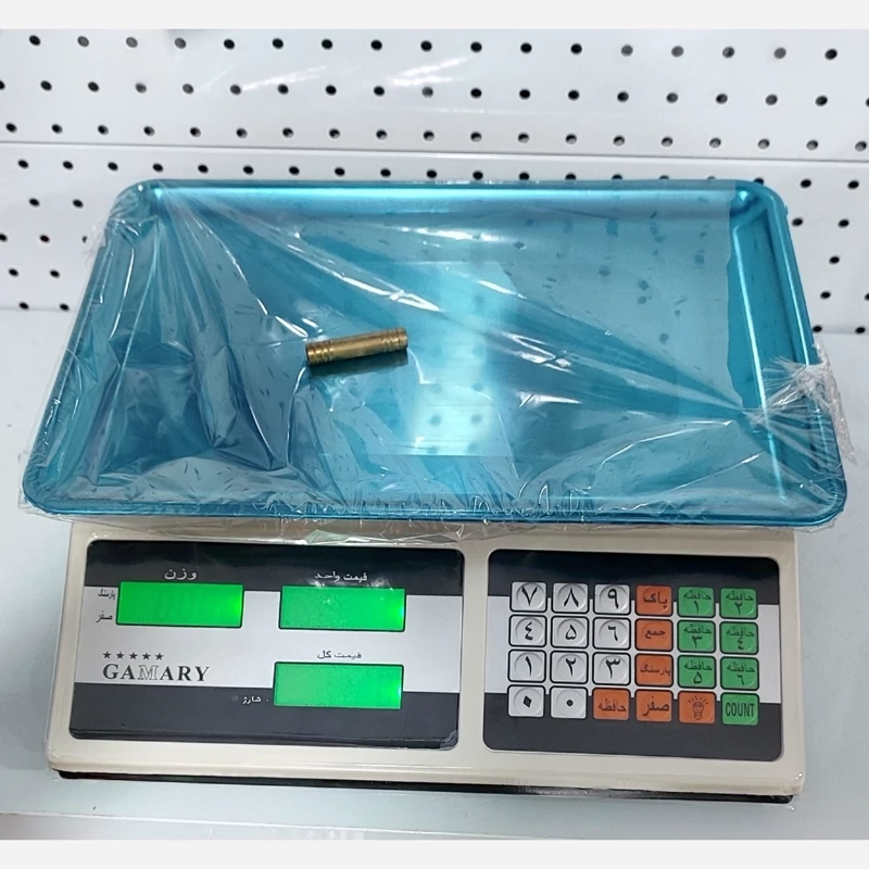 ترازو 40 کیلویی 5 حافظه کمرو فروشگاهی مدل مواد نو ارسال رایگان