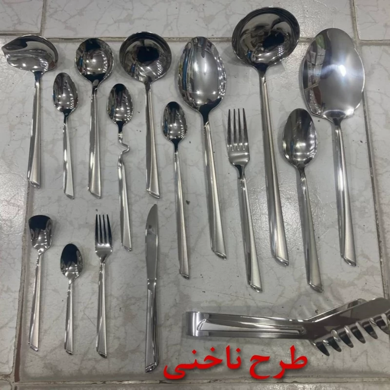 سرویس قاشق چنگال یونیک 24 نفره 144 تیکه