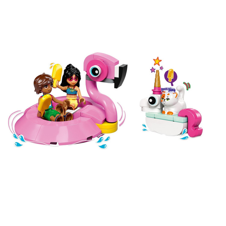لگو 99 تکه سری Friends مدل Unicorn N Flamingo Pool Party کد 42658
