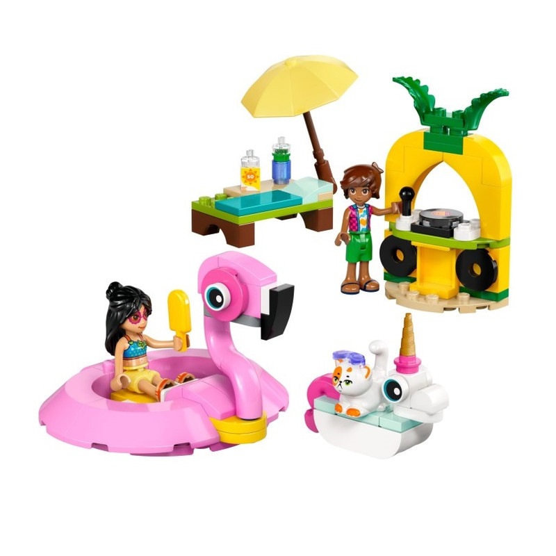 لگو 99 تکه سری Friends مدل Unicorn N Flamingo Pool Party کد 42658