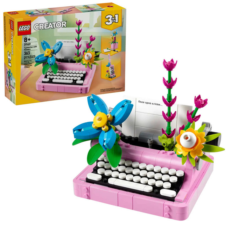 لگو سری کریتور مدل Typewriter with Flowers کد 31169