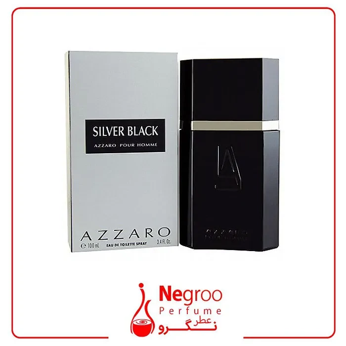 عطر ادکلن آزارو سیلور بلک 100 میل Azzaro Silver Black اورجینال