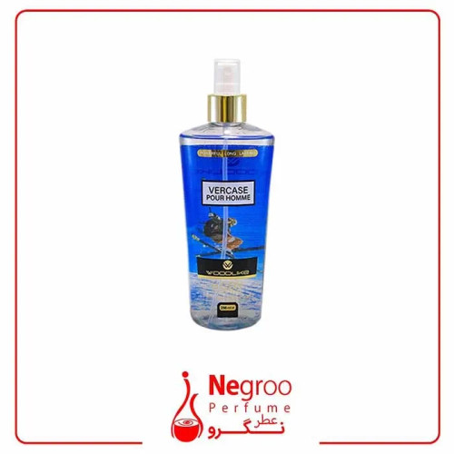 ویژگی های بادی اسپلش مردانه وودلایک مدل Vercase Pour Homme