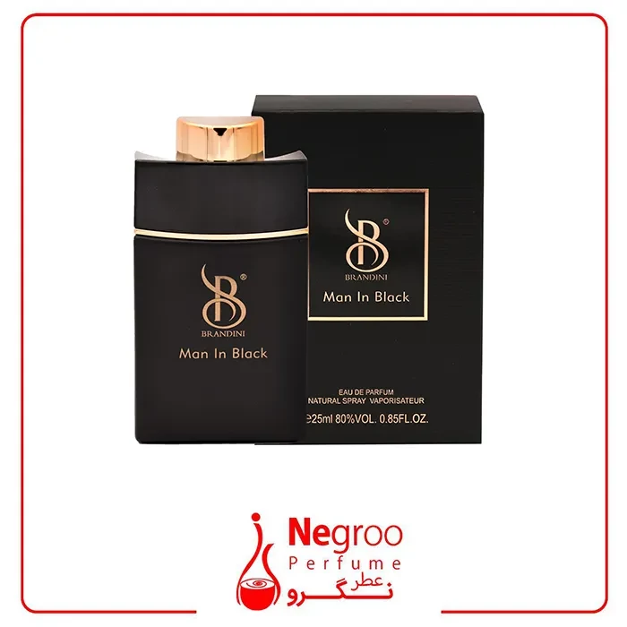 عطر جیبی من این بلک برندینی brandini man in black 25ml
