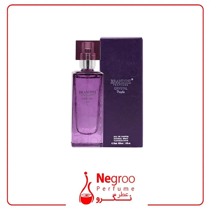 عطر جیبی زنانه برندینی مدل Purple Crystal حجم 25 میلی لیتر
