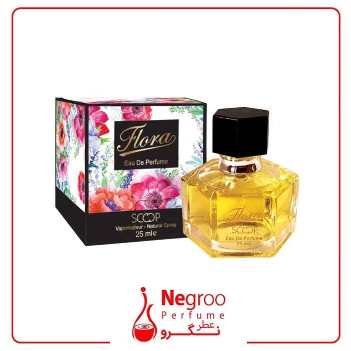 عطر جیبی زنانه اسکوپ مدل فلورا 25 میل