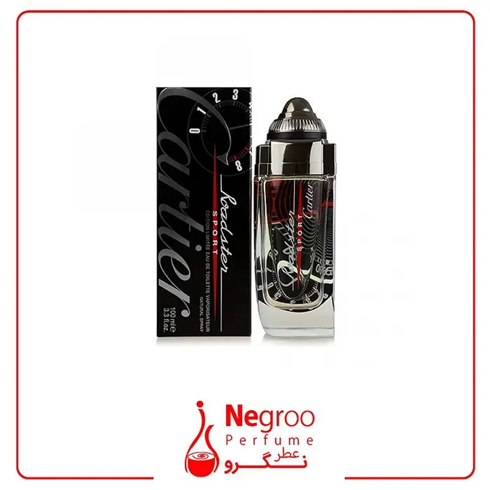 عطر ادکلن کارتیر رودستر اسپرت اسپیدومتر 100 میل Cartier Roadster Sport Speedometer اورجینال