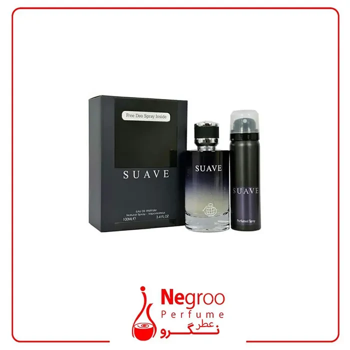 ادو پرفیوم مردانه فراگرنس ورد مدل Suave حجم 100 میلی لیتر به همراه اسپری