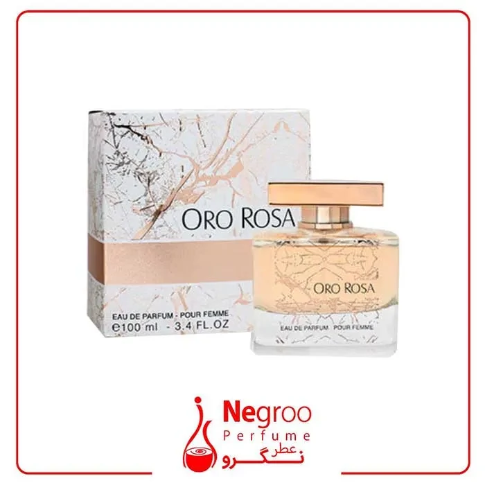 ادو پرفیوم زنانه فراگرنس ورد مدل ارو رزا | Fragrance World Oro Rosa