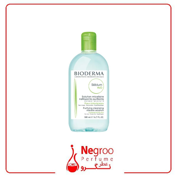 میسلار واتر صورت و چشم بایودرما مدل Sebium مناسب پوست چرب و مختلط 500ml