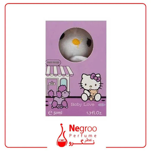 ادکلن کودک بیبی لاو مدل کیتی حجم 50 میلی لیتر