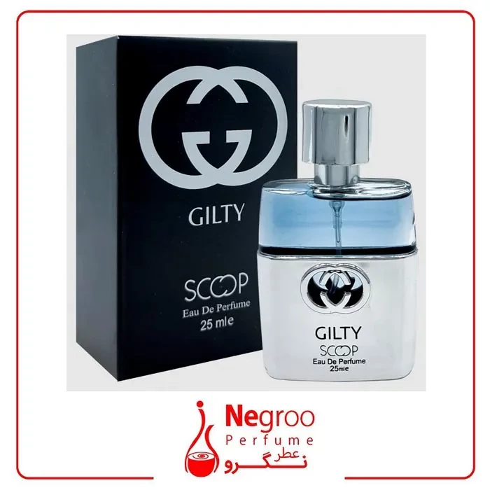 عطر جیبی مردانه اسکوپ مدل Gilty حجم 25 میلی لیتر
