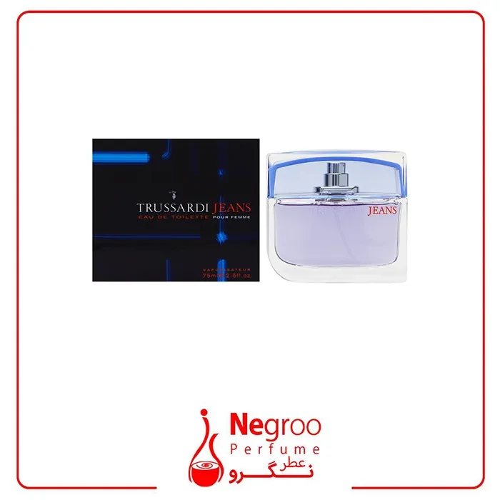 عطر ادکلن تروساردی جینز زنانه 75 میل Trussardi Jeans/اورجینال