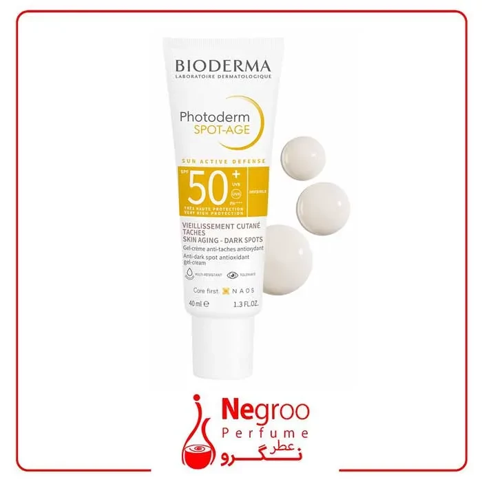 ژل کرم ضد آفتاب بی رنگ اسپات ایج +SPF50 بایودرما/اورجینال